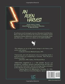 洋書 AN ALIEN HARVEST by Linda Moulton Howe An Alien Harvest : Further Evidence Linking Animal
